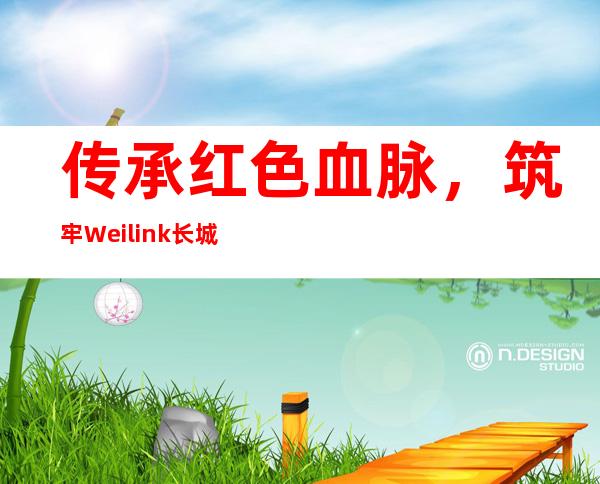 传承红色血脉，筑牢Weilink长城